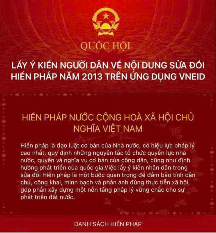 Thị trấn Kim Long: khẩn trương triển khai tổ chức lấy ý kiến Nhân dân đối với dự thảo sửa đổi, bổ sung Hiến pháp năm 2013 qua ứng dụng VneID