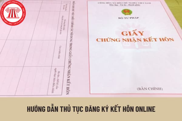 Thủ tục đăng ký kết hôn trực tuyến